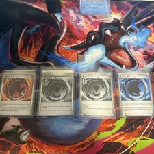 Chaos Rising Miscut (MC) Holo Set Of 4 Energy unique miscuts pokemon