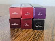 Mac Brand Lip colors Various Shades