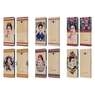 OFFICIAL FRIDA KAHLO PORTRAIT LEATHER BOOK WALLET CASE FOR SAMSUNG PHONES 3