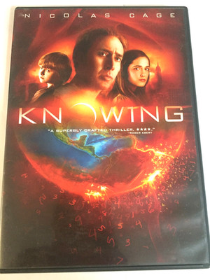 Knowing DVD / Nicolas Cage / Ships Same Day with Tracking