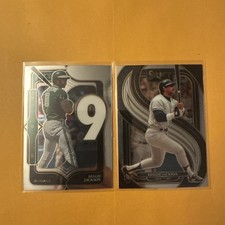 2 Card Lot Reggie Jackson - 2025 Panini Select Premier Level #145 & Numbers  #19