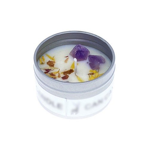 Dry Flower Crystal Stone Aromatherapy Candles For Bath Healing Spa-lavender UK6 - Picture 12 of 16