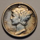 #1 Nicer Low Mintage 1917 S Mercury Dime