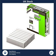 10000 Count 6mm 304 Stainless Steel Upholstery Staples for Stapler Gun 0.0040 per staple