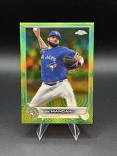 2022 Topps Chrome Sonic - Alek Manoah #36 Green & Yellow Sonic Pulse /99 CC1