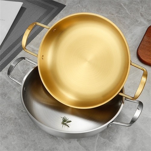 Elegante pentola in acciaio inox per paella e altri pasti deliziosi - Foto 3 di 16