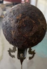 6 Ib Solid Cannon Ball Out Of Florida No Other Origin 5” Diameter Civil War?