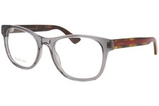 Gucci GG0004ON 004 Eyeglasses Frame Men's Transparent/Havana Full Rim 53mm
