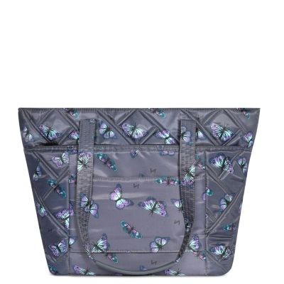 Lug Skyliner Tote Bag for Women in Butterfly Grey - Elegant, Durable Travel Esse