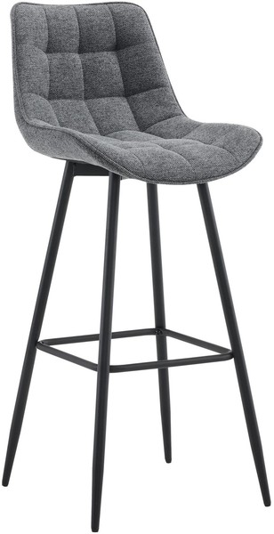 Barhocker Dartford Stoff Dunkelgrau-image