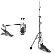 DW MDD Machined Direct-drive Double Bass Drum Pedal and High Hat Stand -