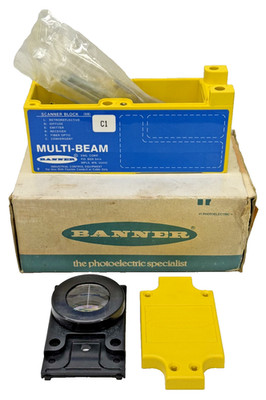 BANNER SBC1 17623 Multi-Beam Scanner Block, 3/4 Wire, 38 mm