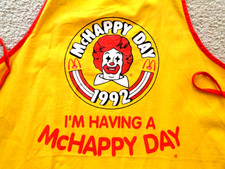 McDonald's McHappy Day Apron