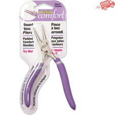 Ergonomic Purple Round Nose Plier for Precision Jewelry Making  Wire Wrapping