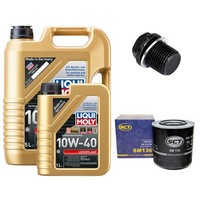 MotoröL Filter Set 10W-40 Liqui Moly 6 Liter + Schraube FüR Volvo 850 2.5 TDI