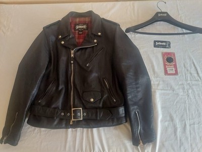 Lederjacke Schott 626VN ( mit Bügel + Etikett ) Gr. L