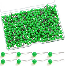 500 Pack Map Push Pins Map Tacks Small round Head Push Pins Thumb Tacks for Trav