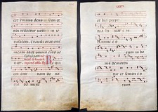 Antiphonar Antiphonary Pergament vellum Handschrift manuscript 15th century A92