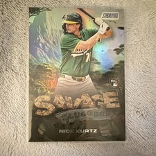 Topps 2025 Stadium Club Nick Kurtz RC Savage Sluggers Insert #SS-21 Athletics