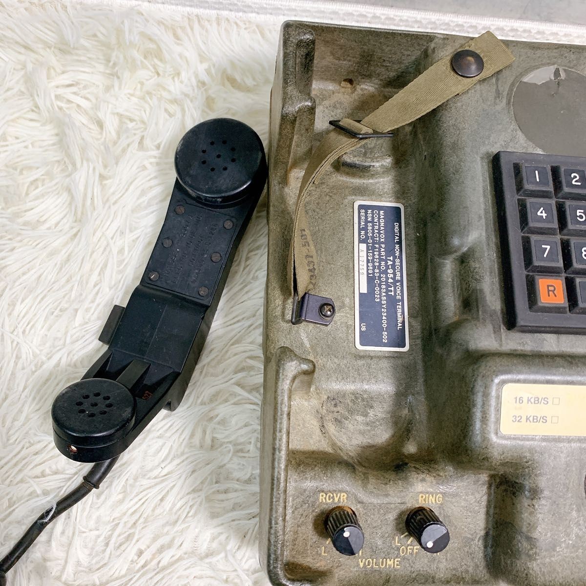 Field phone Vintage Real TA-954 TT device manufactured by Electro