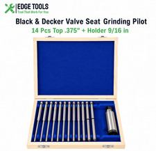Black Decker Valve Seat Grinding Pilot 14 Pcs Set Top .375 916 Holder Usa Black Decker Valve Seat Grinding Pilot 14 Pcs Set Top .375 916 Holder Usa
