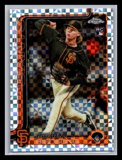 Hayden Birdsong Rookie San Francisco Giants #138 Topps 2025 Chrome X-Fractors