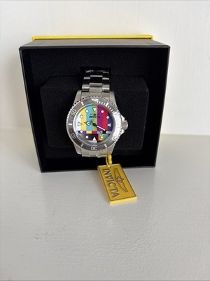 Invicta Pro Diver Men's Quartz Watch Multicolor Dial 40mm 200m SS Bracelet Box