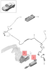 Genuine PORSCHE 718 Boxster 982 Electric Motor Left 98156192501