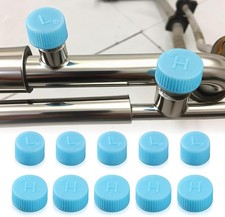 10 Pcs Car A/C Valve Core Caps, A/C Charging Valve Cap, High Low Pressure Ac Cap