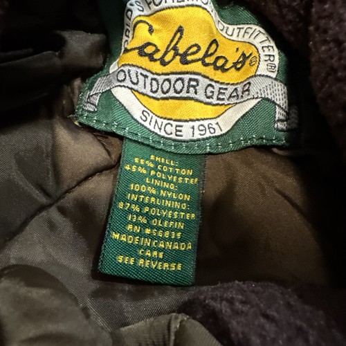 Cabelas Mossy Oak Camo Quilted Winter Coveralls Mens XL/S Duck Hunting - Picture 4 of 7