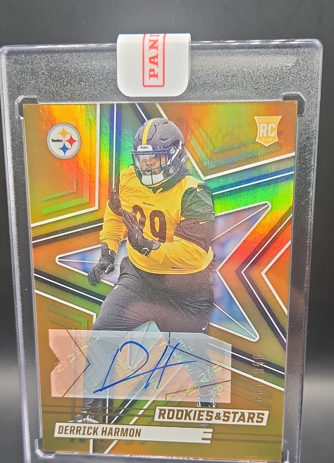 2025 Panini Rookies & Stars - Rookies Derrick Harmon #116 Orange Signatures /199