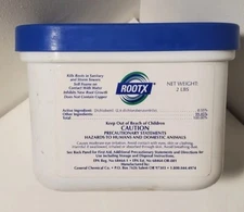RootX - 2 LB. JAR (No Funnel/Applicator) Foaming Root Control for Sewer Lines...