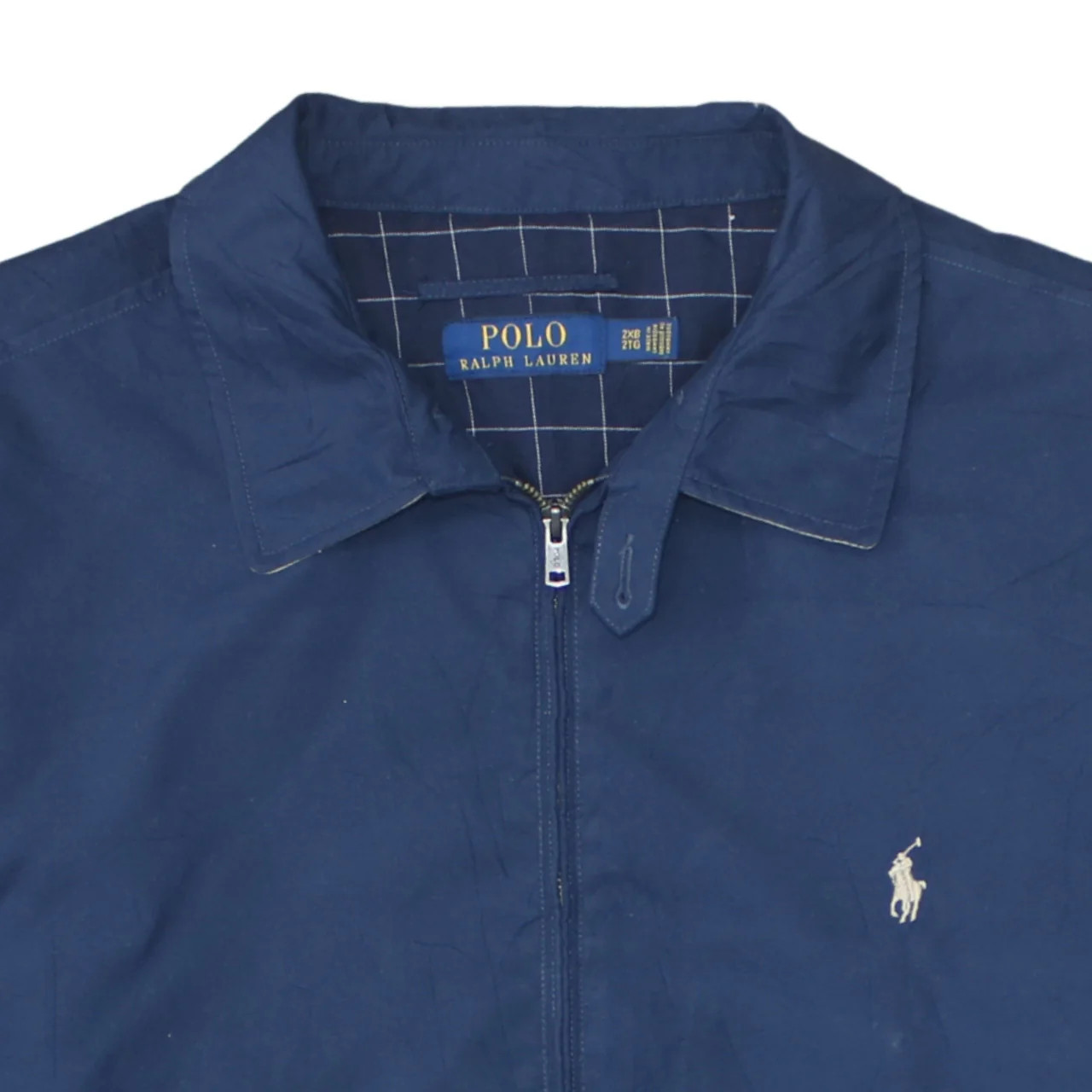 Polo Ralph Lauren 90's Lightweight Full Zip Up Windbreaker XXLarge (2XL) Navy image 3