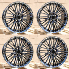 New Set 19 Inch Lexus Style Black Chrome Wheels Rims 19x8 38 5x114.3 Cb 60.1 New Set 19 Inch Lexus Style Black Chrome Wheels Rims 19x8 38 5x114.3 Cb 60.1