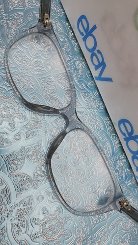 COACH HC 6139U 5176 Transparent Grey 53□15 140 Square Eyeglasses "Frames Only" - Picture 20 of 24