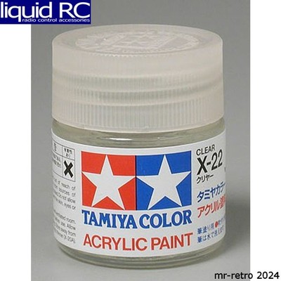 Tamiya USA TAM81022 Acrylic X22 Gloss Clear