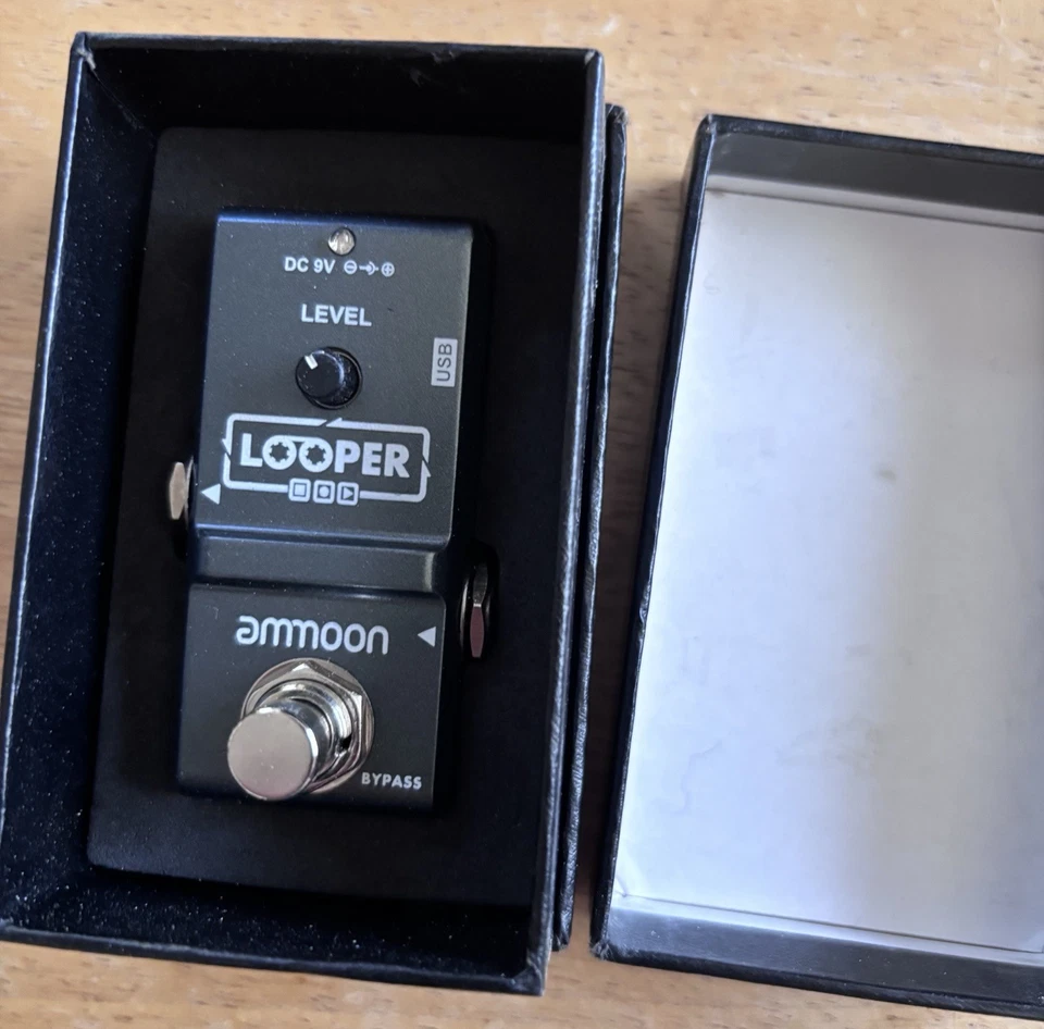 适用于优秀现场吉他性能 Ammon AP-09 吉他踏板 Looper — 第 2/3 张图片