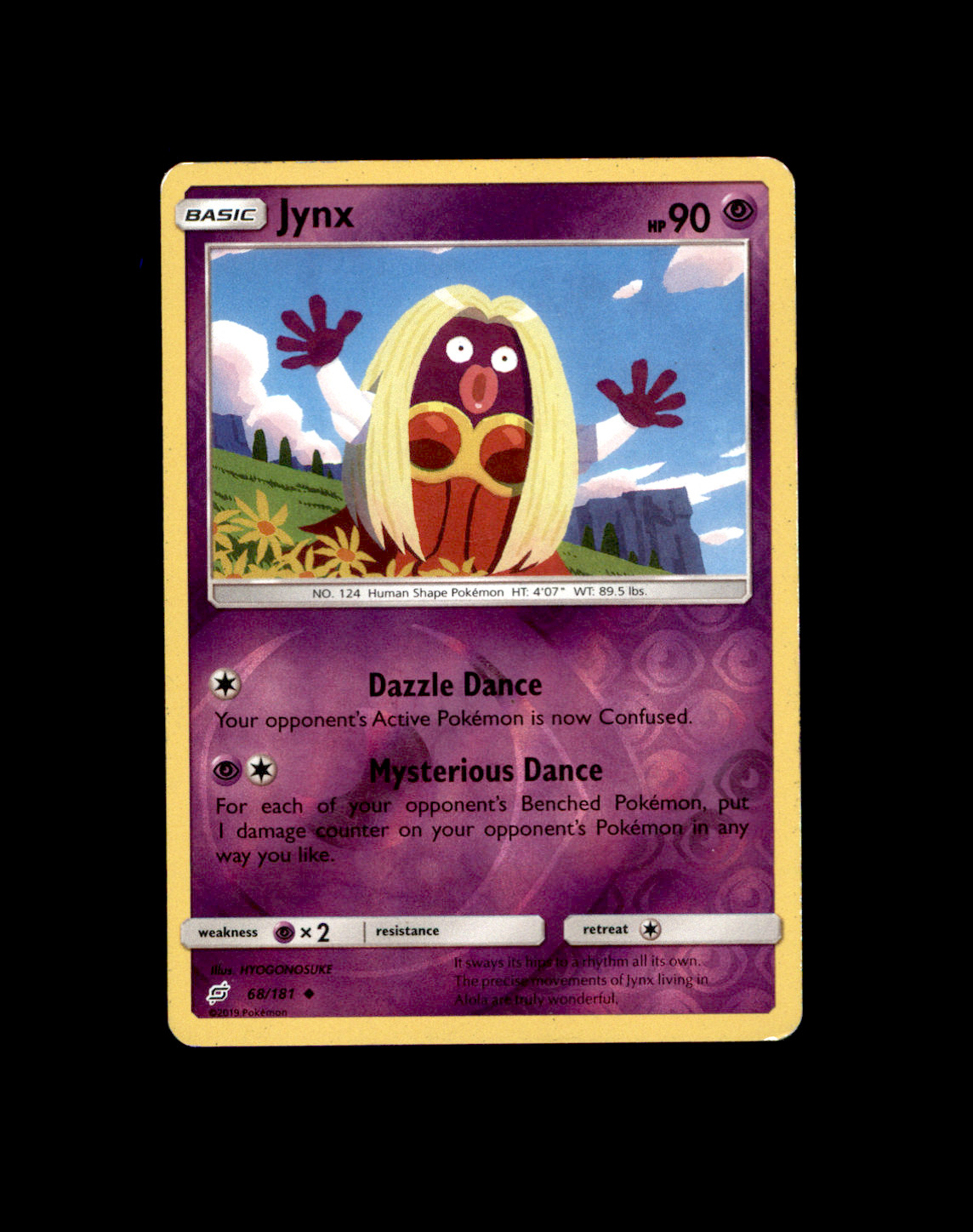 Jynx 68/181 Reverse Holo Team Up Pokemon TCG 2019 NM