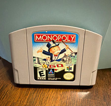 Monopoly Hasbro Interactive Nintendo 64 N64 Game Cartridge NTSC-U/C Multiplayer