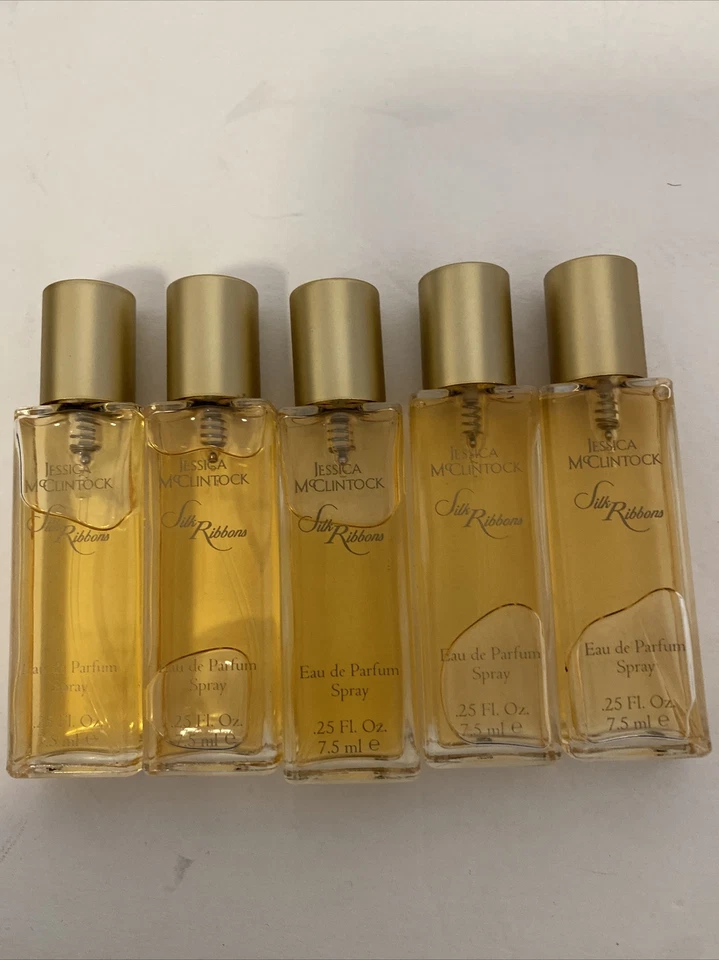CINTAS DE SEDA DE JESSICA McCLINTOCK PARA MUJER 0,25 OZ EDP SPRAY MINI Juego de 5 Foto 2 de 4