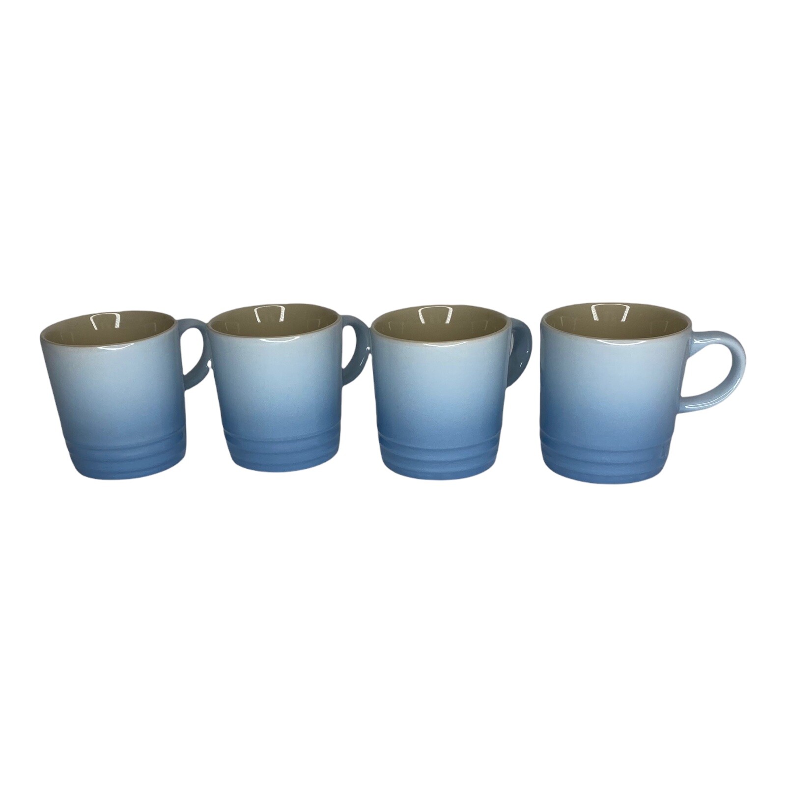 Juego de 4 tazas de café espresso Le Creuset Second Choix de 3,5 oz - azul costero