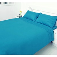 Just Contempo Duvet Cover Set King Teal - Same Day Dispatch Just Contempo Duvet Cover Set King Teal - Same Day Dispatch