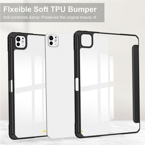 Für iPad Air 11" 13" Pro 11" 13" Hülle Stoßfest Cover mit Apple Pencil Halter - Bild 7 von 16