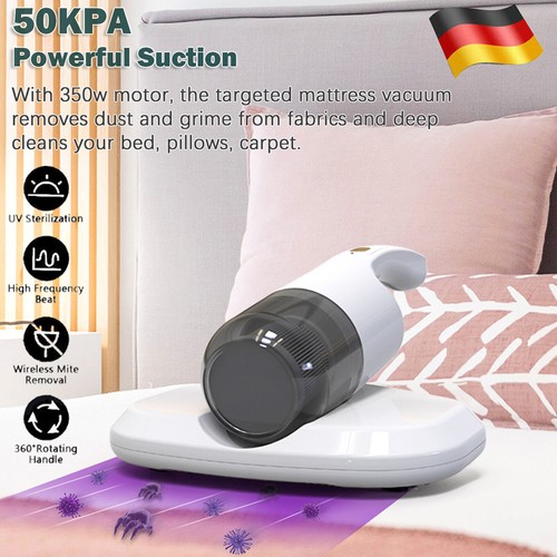 Matratzenstaubsauger Milben Sauger mit UV Licht Handstaubsauger Milben Entferner - Bild 6 von 18