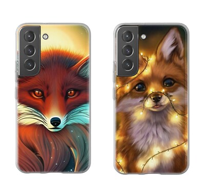 Fox Elegand Handyhülle bedruckt und gestaltet für Handyhülle kompatibel mit