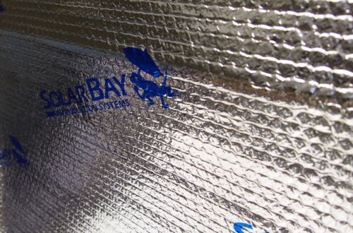 15 x 1m Solar Bay Self Adhesive Bubble Foil Insulation Home Loft Caravan Van - Picture 2 of 6