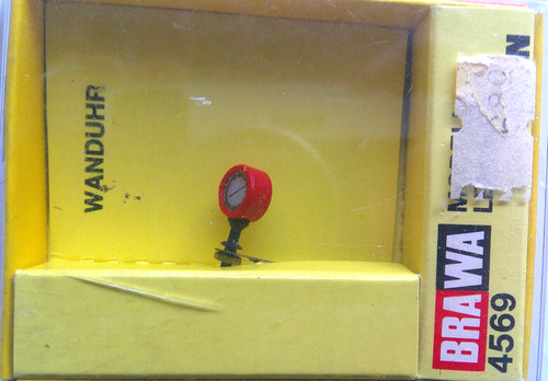 Reloj andén Brawa 4569 escala H0 embalaje original | Zustand: Gebraucht