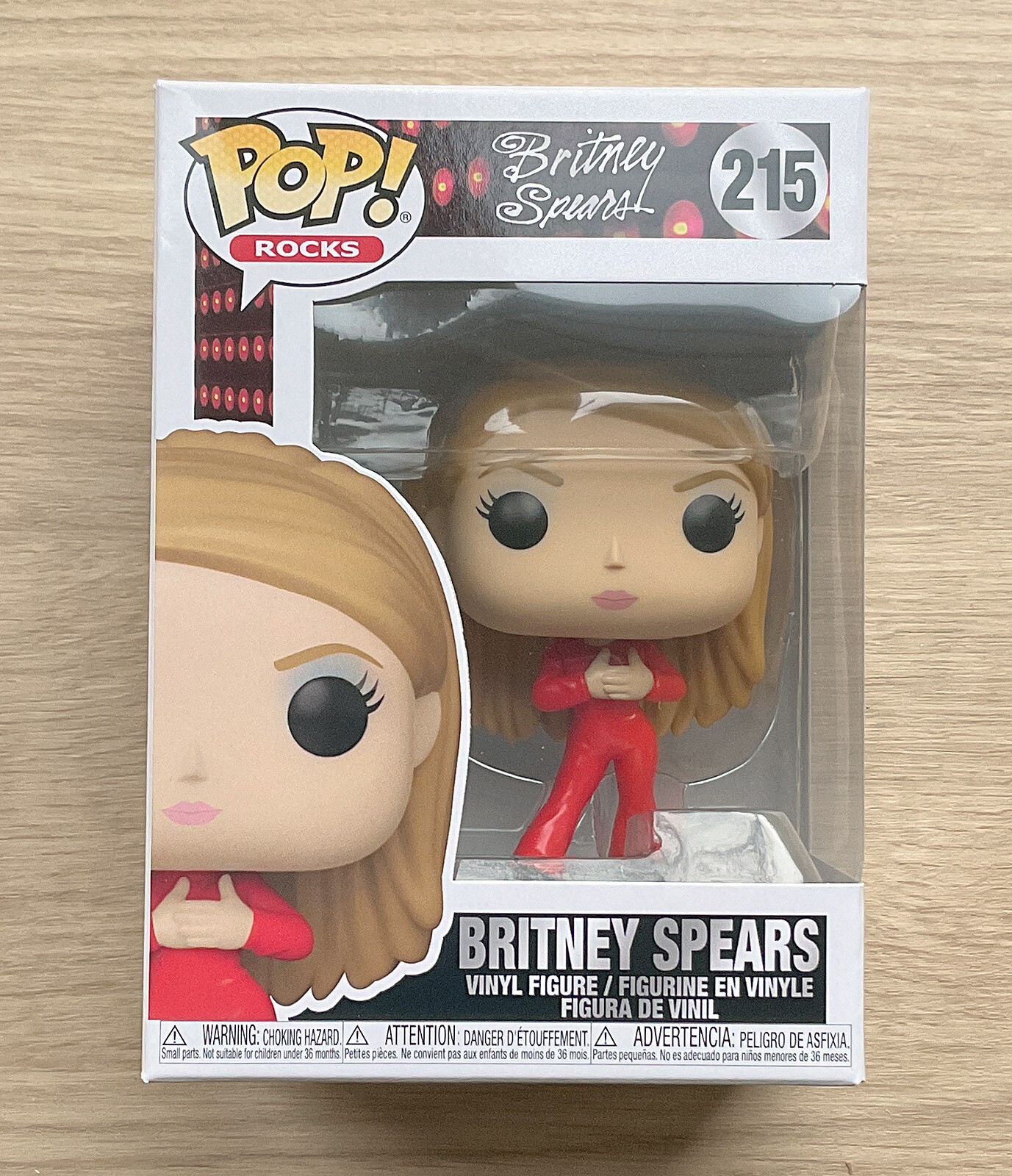 En Oferta Funko Pop Rocks Britney Spears ¡Fuera De Juego! I Did It Again #215 + Protector Gratuito