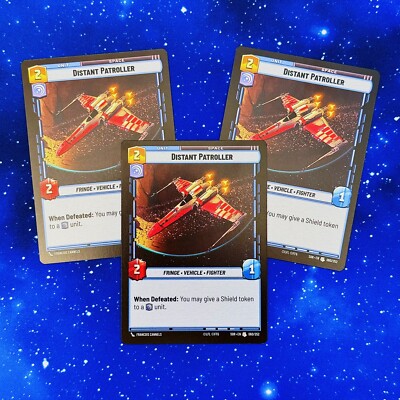 Distant Patroller SOR Spark Of Rebellion Star Wars Unlimited 060 SWU x3 PLAYSET