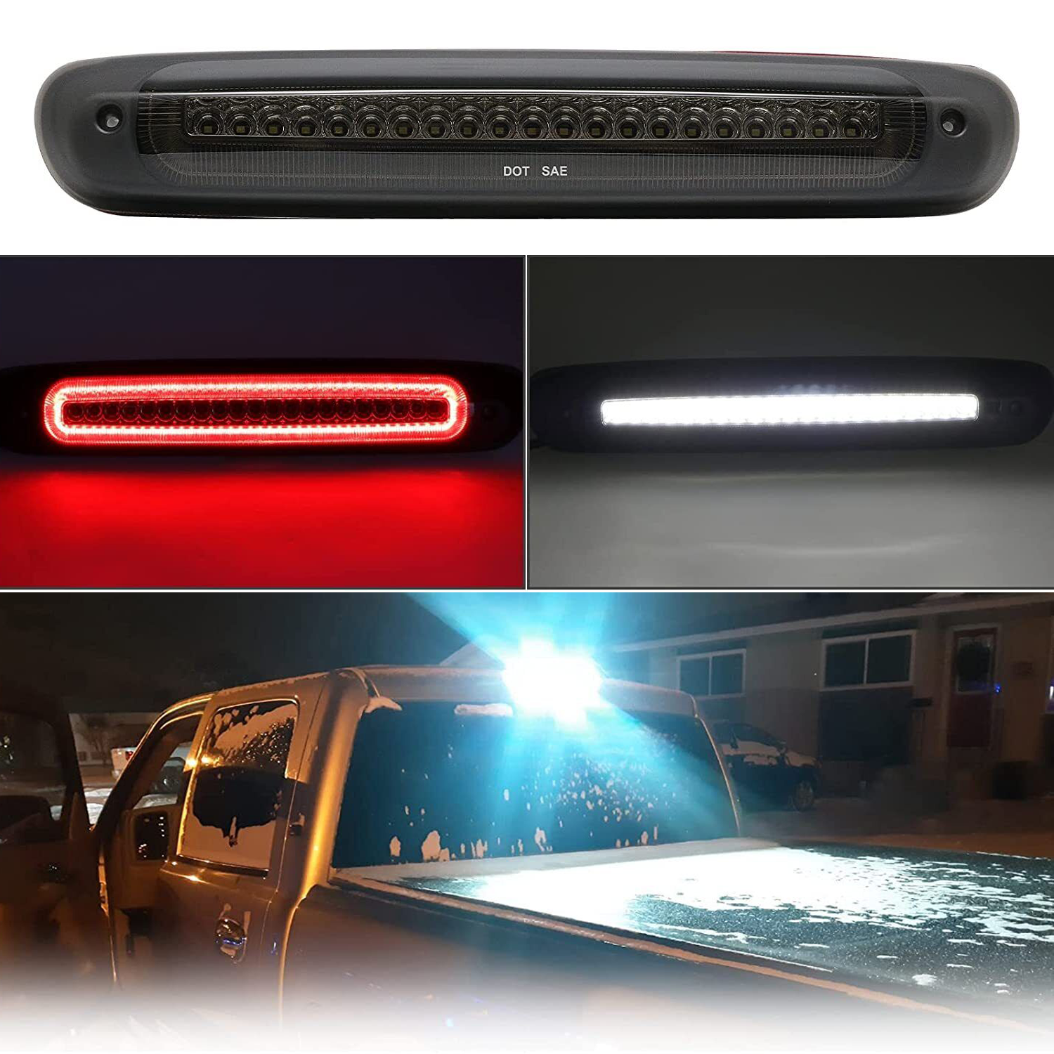 LED Third Brake Light For 200713 Chevy Silverado GMC Sierra 1500